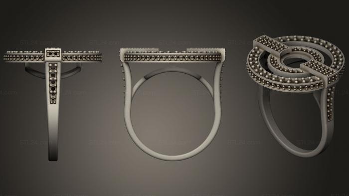 Ювелирные перстни и кольца (Кольцо 249, JVLRP_0731) 3D модель для ЧПУ станка